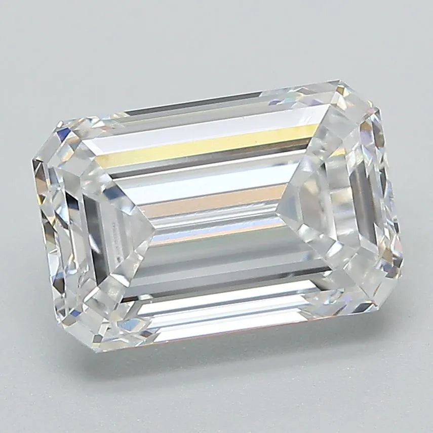 2.94ct Emerald Lab Grown Diamond (Colour D, Clarity VVS2, IGI Certified)