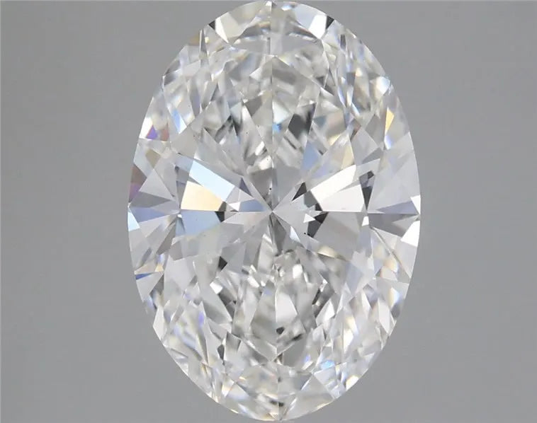 2.94ct Oval Lab Grown Diamond (Colour E, Clarity VS2, IGI Certified)