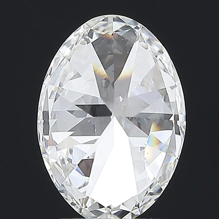 2.94ct Oval Lab Grown Diamond (Colour F, Clarity VVS2, IGI Certified)
