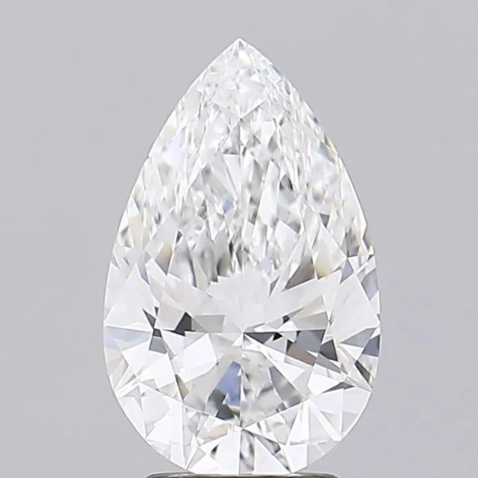 2.94ct Pear Lab Grown Diamond (Colour D, Clarity VVS2, IGI Certified)