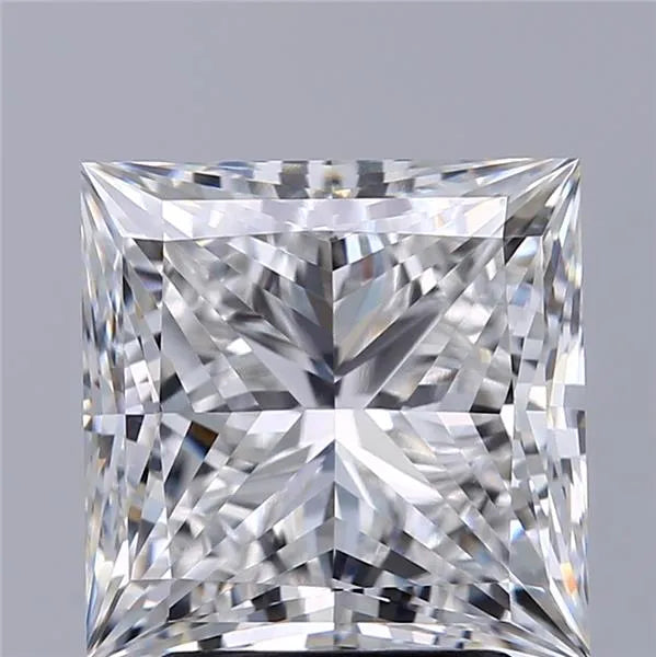2.94ct Princess Lab Grown Diamond (Colour E, Clarity VVS2, IGI Certified)