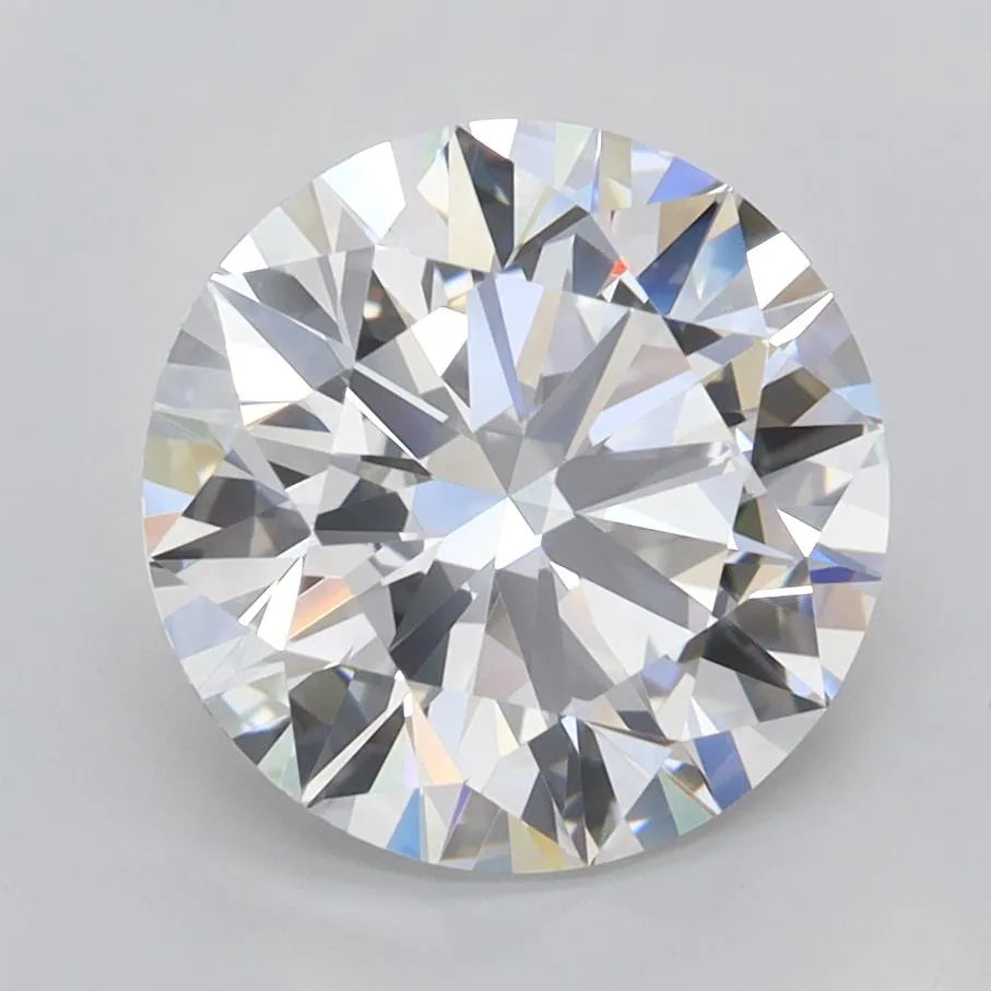 2.94ct Round Lab Grown Diamond (Colour D, Clarity VVS1, Cut ID, IGI Certified)