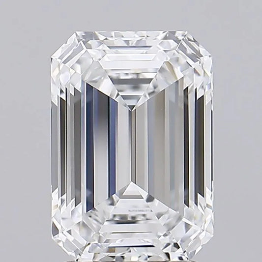 2.95ct Emerald Lab Grown Diamond (Colour D, Clarity IF, IGI Certified)