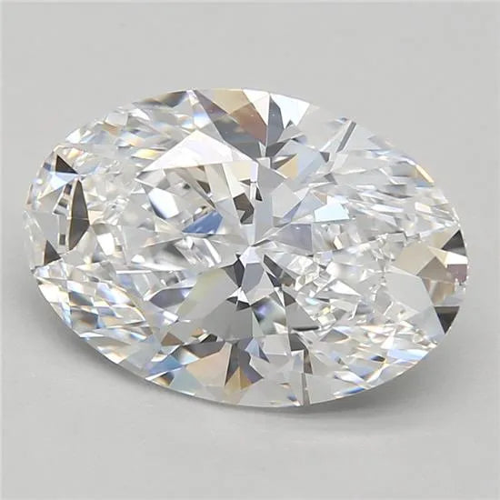2.95ct Oval Lab Grown Diamond (Colour D, Clarity IF, GIA Certified)