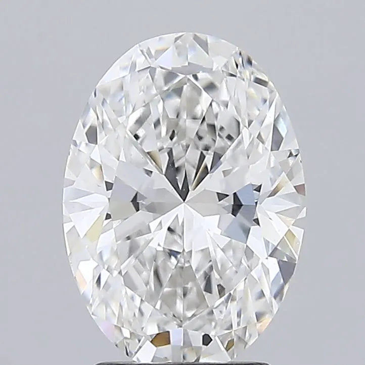 2.95ct Oval Lab Grown Diamond (Colour F, Clarity VVS2, IGI Certified)