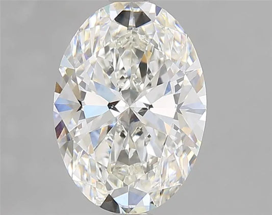 2.95ct Oval Lab Grown Diamond (Colour G, Clarity VVS2, IGI Certified)