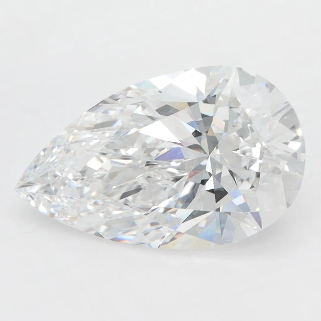 2.95ct Pear Lab Grown Diamond (Colour D, Clarity IF, IGI Certified)
