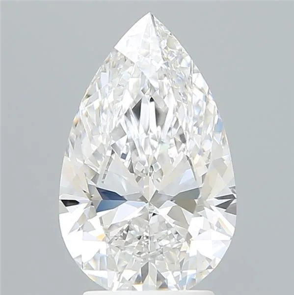 2.95ct Pear Lab Grown Diamond (Colour D, Clarity VVS2, IGI Certified)