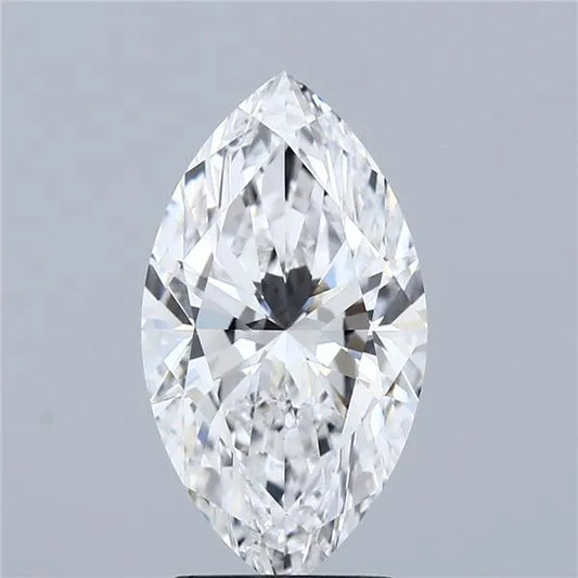 2.96ct Marquise Lab Grown Diamond (Colour D, Clarity VVS1, IGI Certified)