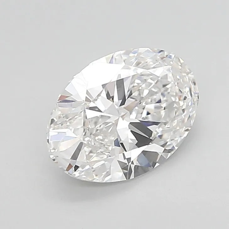2.96ct Oval Lab Grown Diamond (Colour E, Clarity VS2, IGI Certified)