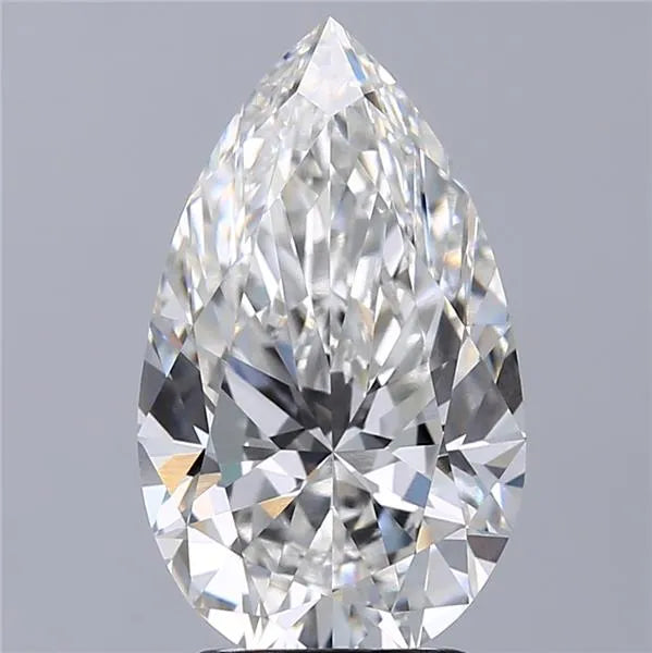 2.96ct Pear Lab Grown Diamond (Colour F, Clarity VVS1, IGI Certified)
