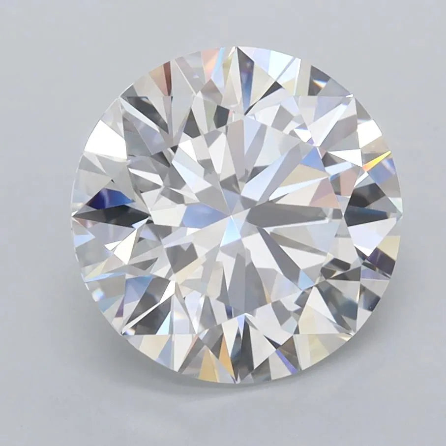 2.96ct Round Lab Grown Diamond (Colour D, Clarity FL, Cut ID, IGI Certified)