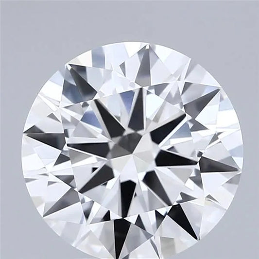 2.96ct Round Lab Grown Diamond (Colour E, Clarity VVS1, Cut EX, IGI Certified)