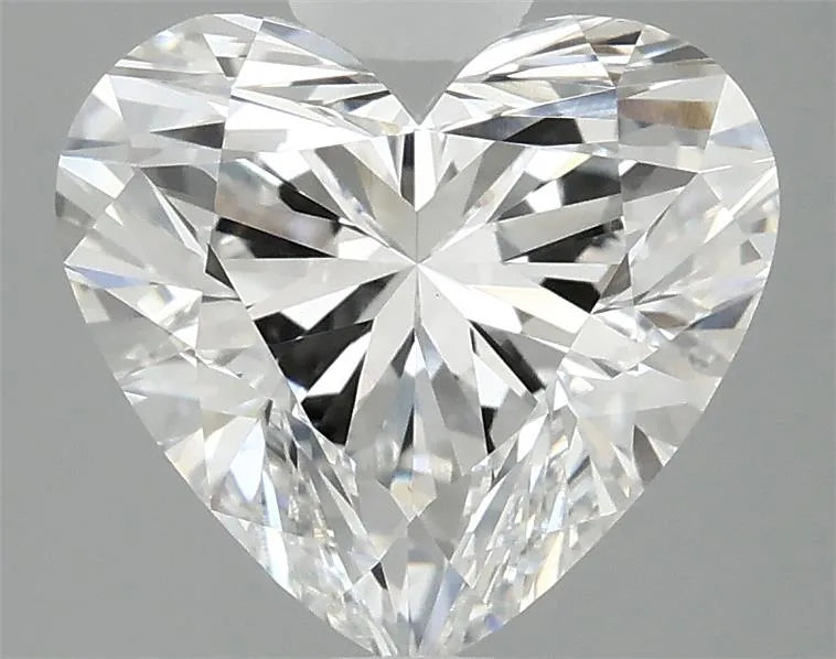2.97ct Heart Lab Grown Diamond (Colour E, Clarity VVS2, IGI Certified)