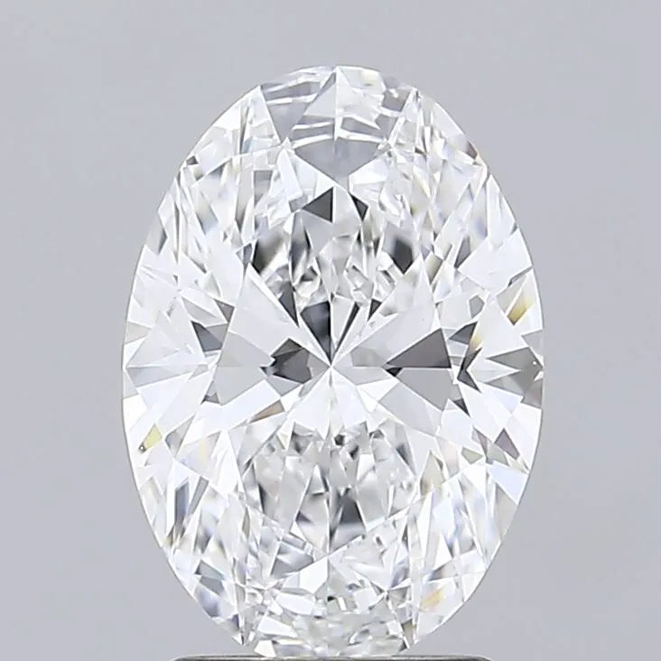 2.97ct Oval Lab Grown Diamond (Colour D, Clarity IF, IGI Certified)