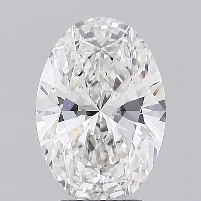 2.97ct Oval Lab Grown Diamond (Colour E, Clarity VVS2, IGI Certified)