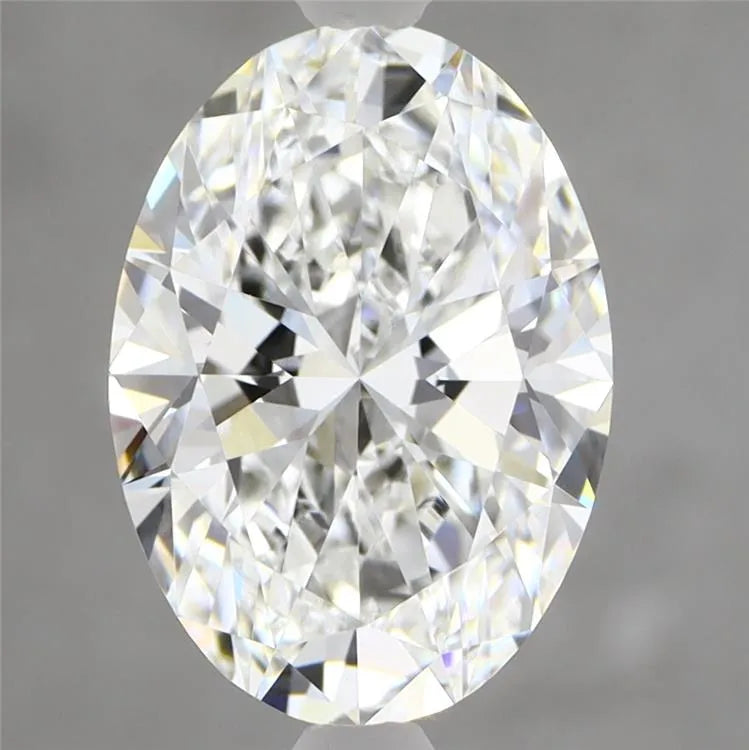 2.97ct Oval Lab Grown Diamond (Colour E, Clarity VVS2, IGI Certified)