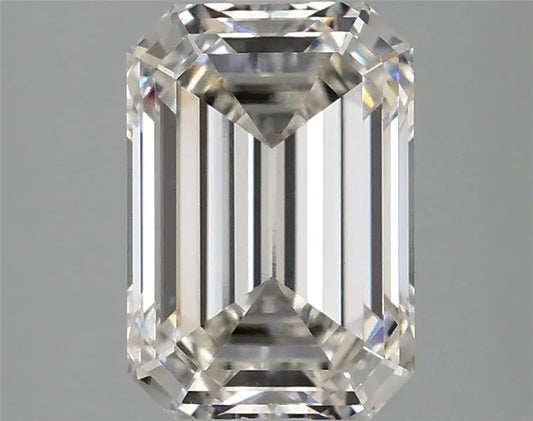2.98ct Emerald Lab Grown Diamond (Colour G, Clarity VVS2, IGI Certified)