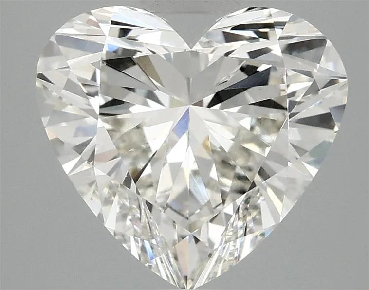 2.98ct Heart Lab Grown Diamond (Colour G, Clarity VVS2, IGI Certified)