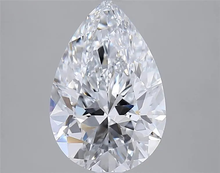 2.98ct Pear Lab Grown Diamond (Colour D, Clarity VVS1, IGI Certified)