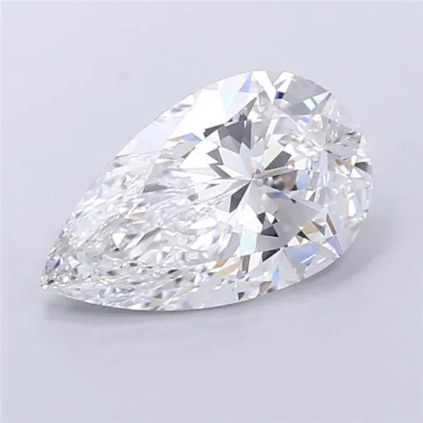 2.98ct Pear Lab Grown Diamond (Colour D, Clarity VVS2, IGI Certified)