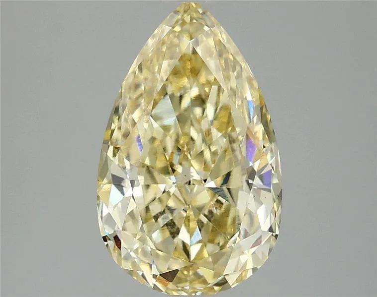 2.98ct Pear Lab Grown Diamond (Colour Fancy Intense Yellow, Clarity VS1, IGI Certified)