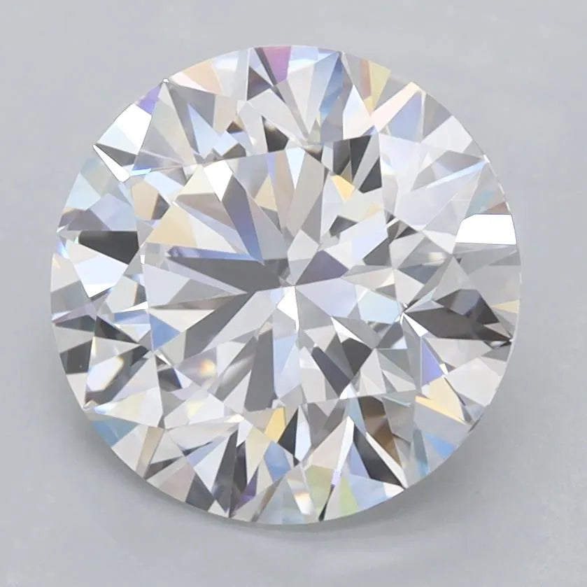 2.98ct Round Lab Grown Diamond (Colour D, Clarity FL, Cut ID, IGI Certified)