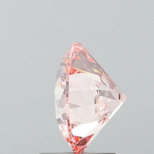 2.98ct Round Lab Grown Diamond (Colour Fancy Intense Pink, Clarity VS1, Cut ID, IGI Certified)