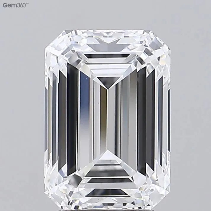 2.99ct Emerald Lab Grown Diamond (Colour D, Clarity VVS2, IGI Certified)