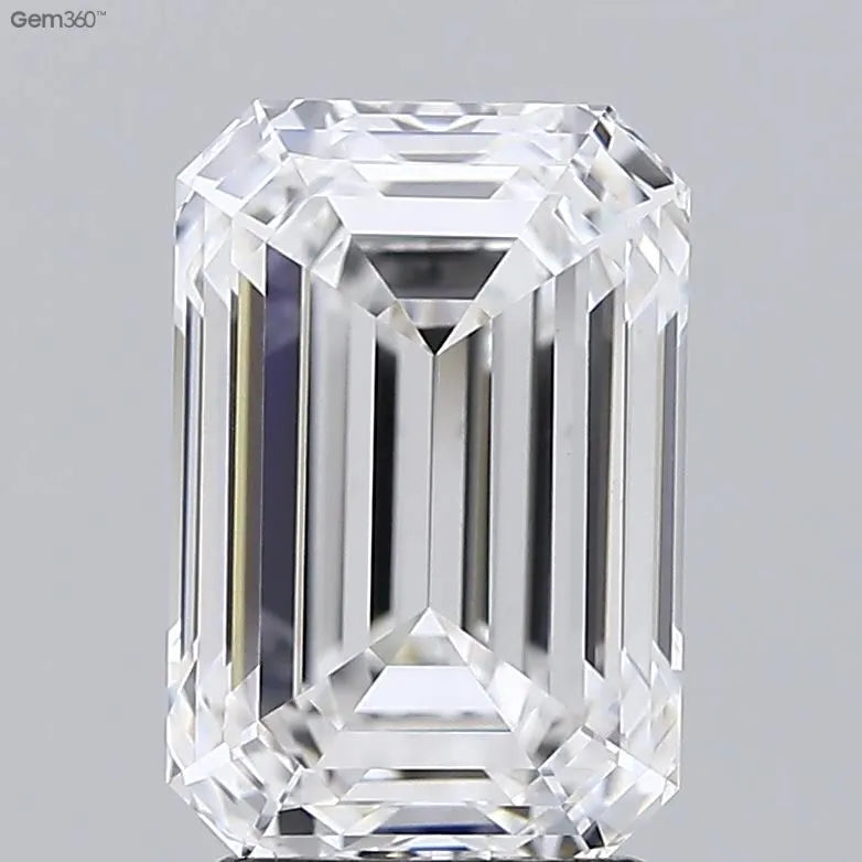 2.99ct Emerald Lab Grown Diamond (Colour E, Clarity VVS2, GIA Certified)