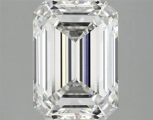 2.99ct Emerald Lab Grown Diamond (Colour F, Clarity VVS2, IGI Certified)