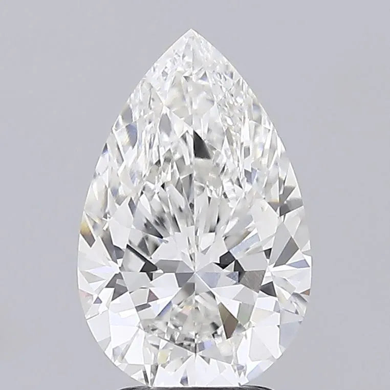 2.99ct Pear Lab Grown Diamond (Colour F, Clarity VVS2, IGI Certified)