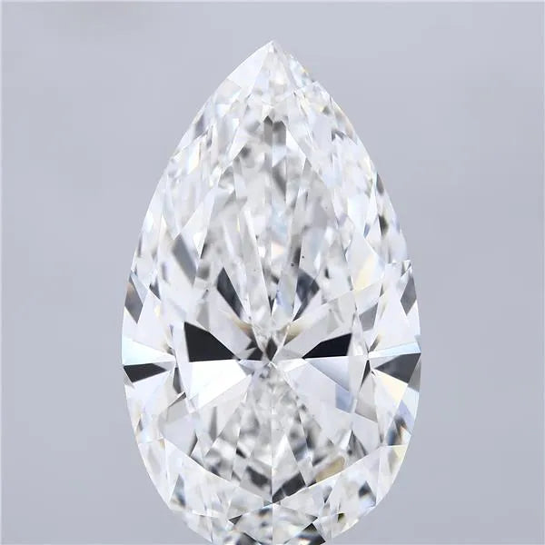20.00ct Pear Lab Grown Diamond (Colour F, Clarity VS1, IGI Certified)
