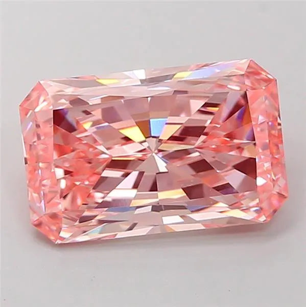 2.98ct Radiant Lab Grown Diamond (Colour Fancy Vivid Pink, Clarity VS1, IGI Certified)