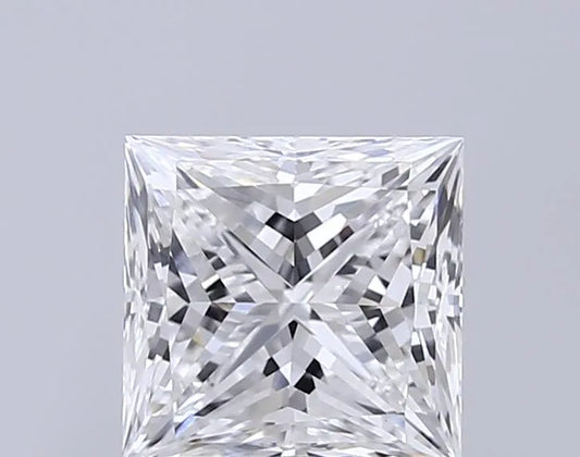 2.54ct Princess Lab Grown Diamond (Colour E, Clarity VVS2, IGI Certified)