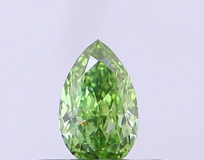 0.23ct Cushion modified Lab Grown Diamond (Colour Fancy Vivid Green, Clarity VS1, IGI Certified)