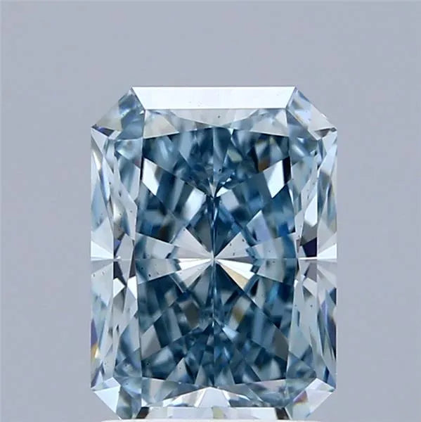 2.11ct Radiant Lab Grown Diamond (Colour Fancy Intense Blue, Clarity VS2, IGI Certified)