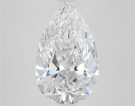3.75ct Pear Lab Grown Diamond (Colour D, Clarity VVS1, IGI Certified)