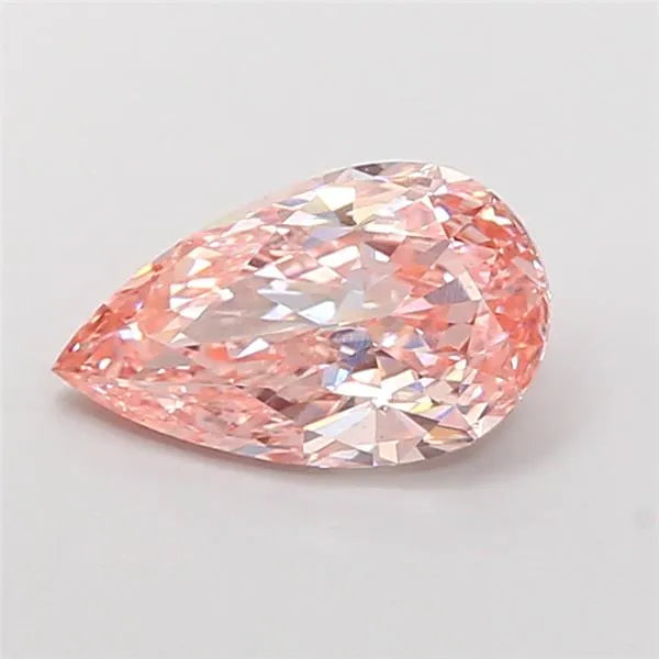 2.11ct Pear Lab Grown Diamond (Colour Fancy Intense Pink, Clarity VS2, IGI Certified)
