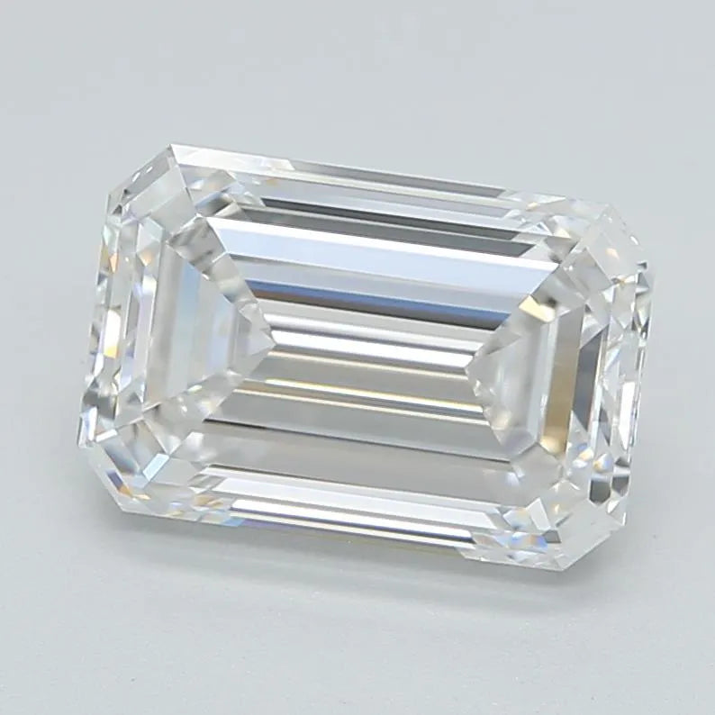 2.67ct Emerald Lab Grown Diamond (Colour E, Clarity VVS1, IGI Certified)
