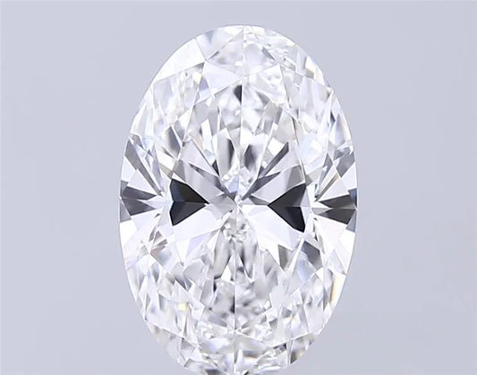 3.01ct Oval Lab Grown Diamond (Colour E, Clarity VVS2, IGI Certified)