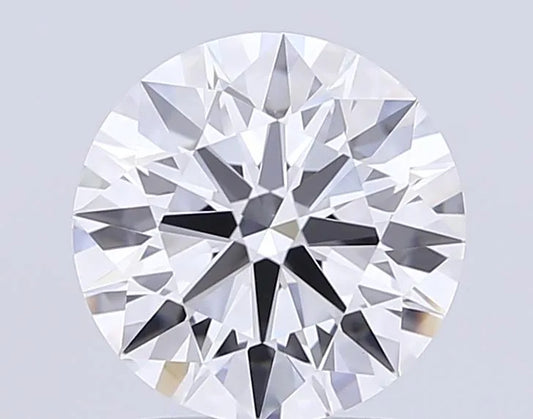 2.07ct Round Lab Grown Diamond (Colour D, Clarity VVS2, Cut ID, IGI Certified)