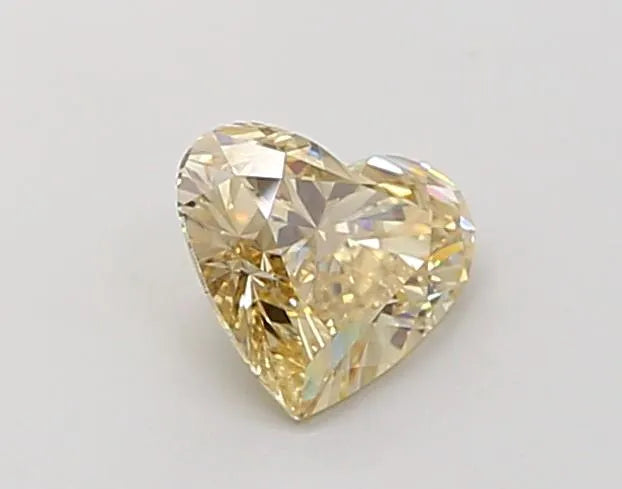 1.38ct Heart Lab Grown Diamond (Colour Fancy Yellow, Clarity VVS2, IGI Certified)