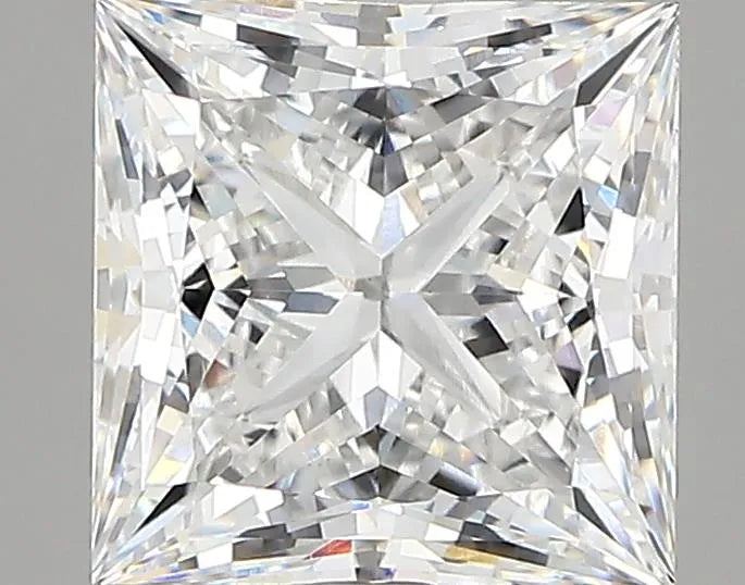 2.72ct Princess Lab Grown Diamond (Colour E, Clarity VS1, Cut EX, GIA Certified)