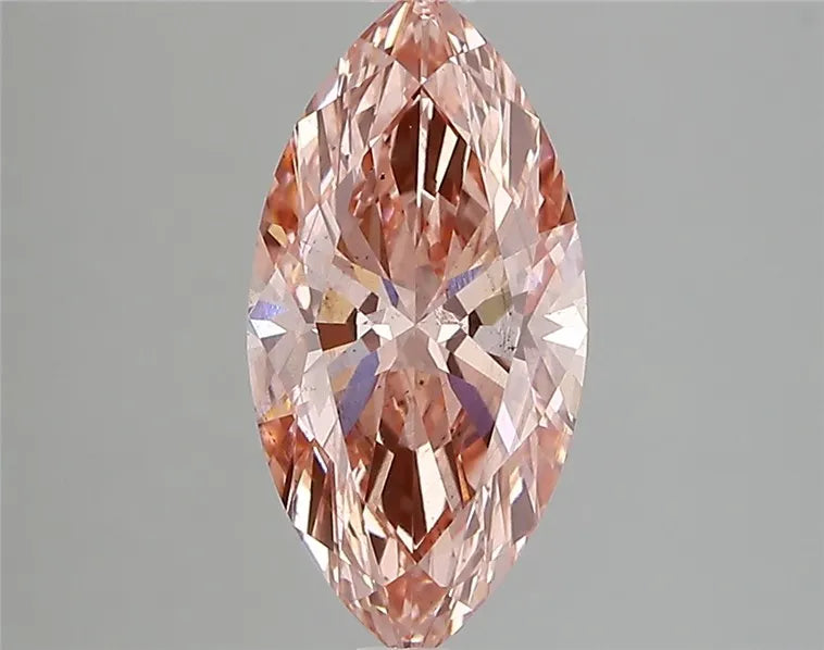 1.76ct Marquise Lab Grown Diamond (Colour Fancy Vivid Pink, Clarity VS2, IGI Certified)