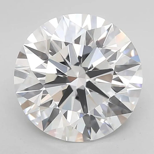 3.89ct Round Lab Grown Diamond (Colour D, Clarity IF, Cut ID, IGI Certified)