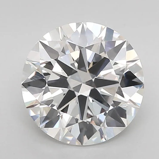 3.05ct Round Lab Grown Diamond (Colour F, Clarity VVS2, Cut ID, IGI Certified)
