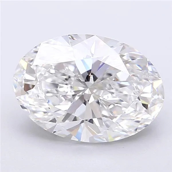 3.52ct Oval Lab Grown Diamond (Colour D, Clarity VVS2, GIA Certified)