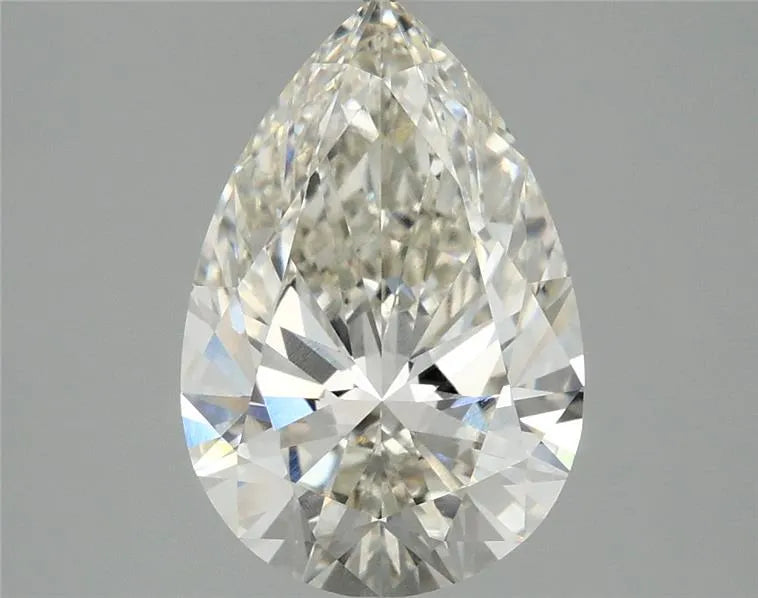 2.56ct Pear Lab Grown Diamond (Colour H, Clarity VVS2, IGI Certified)