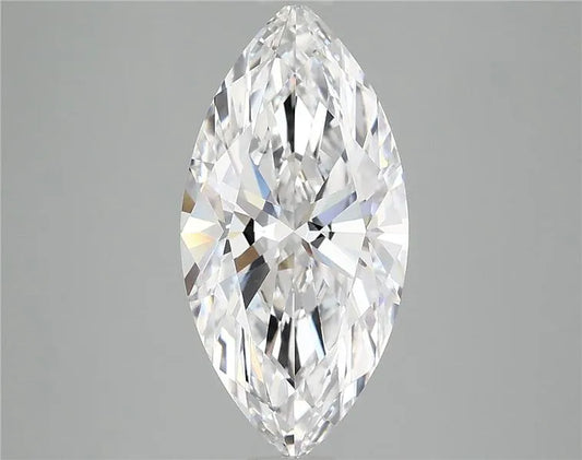 3.04ct Marquise Lab Grown Diamond (Colour D, Clarity VVS2, IGI Certified)